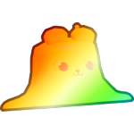 Shiny Rainbow Honey Bear