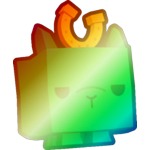 Shiny Rainbow Horseshoe Capybara