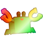 Shiny Rainbow Horseshoe Crab