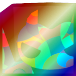 Shiny Rainbow Huge Abstract Dominus