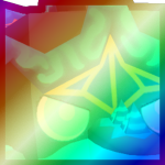 Shiny Rainbow Huge Atlantean Dolphin