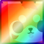 Shiny Rainbow Huge Autumn Red Panda
