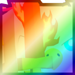 Shiny Rainbow Huge Avenging Griffin