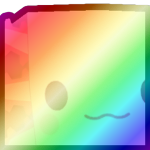 Shiny Rainbow Huge Axolotl