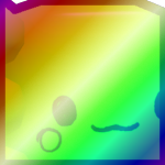 Shiny Rainbow Huge Balloon Axolotl