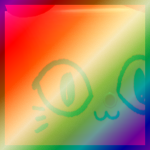 Shiny Rainbow Huge Balloon Cat