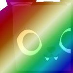 Shiny Rainbow Huge Bat