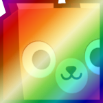 Shiny Rainbow Huge Bear