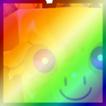 Shiny Rainbow Huge Bejeweled Unicorn