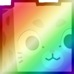Shiny Rainbow Huge Bobcat