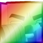 Shiny Rainbow Huge Chad Elephant