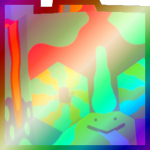 Shiny Rainbow Huge Chameleon