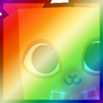 Shiny Rainbow Huge Cinnamon Bunny