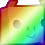 Shiny Rainbow Huge Classic Dragon