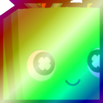 Shiny Rainbow Huge Clover Bee
