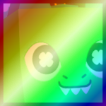 Shiny Rainbow Huge Clover Dragon