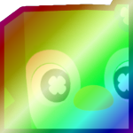 Shiny Rainbow Huge Clover Penguin