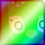 Shiny Rainbow Huge Clover Phoenix