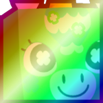 Shiny Rainbow Huge Clover Unicorn