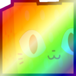 Shiny Rainbow Huge Corn Cat