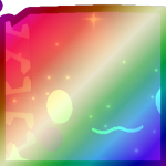 Shiny Rainbow Huge Cosmic Axolotl
