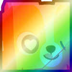 Shiny Rainbow Huge Cupid Corgi