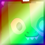 Shiny Rainbow Huge Cyborg Dragon