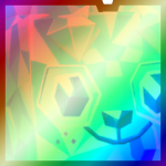 Shiny Rainbow Huge Diamond Dog