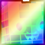 Shiny Rainbow Huge Disco Ball Dragon