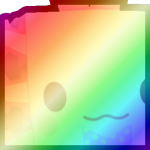 Shiny Rainbow Huge Easter Axolotl