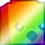 Shiny Rainbow Huge Elegant Eagle