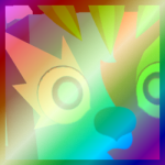 Shiny Rainbow Huge Elemental Phoenix