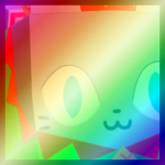 Shiny Rainbow Huge Elf Cat