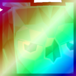 Shiny Rainbow Huge Emerald Owl
