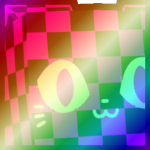 Shiny Rainbow Huge Error Cat