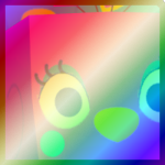Shiny Rainbow Huge Evolved Peacock