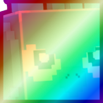 Shiny Rainbow Huge Evolved Pixel Griffin