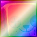 Shiny Rainbow Huge Evolved Scarecrow Dog
