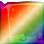 Shiny Rainbow Huge Evolved Stingray