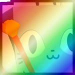Shiny Rainbow Huge Exquisite Cat