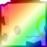 Shiny Rainbow Huge Fancy Axolotl