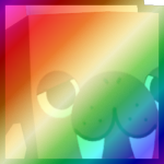 Shiny Rainbow Huge Festive Walrus