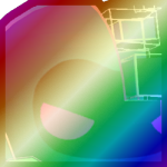 Shiny Rainbow Huge Fragmented Dominus Ball