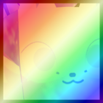 Shiny Rainbow Huge Galaxy Fox