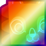 Shiny Rainbow Huge Gingerbread Lion