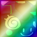Shiny Rainbow Huge Glitched Unicorn Ball