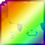 Shiny Rainbow Huge Grinch Cat