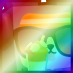 Shiny Rainbow Huge Gym Panda
