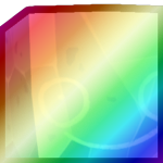 Shiny Rainbow Huge Happy Rock