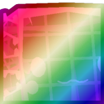 Shiny Rainbow Huge Hologram Axolotl